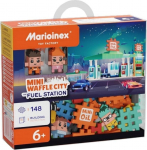 Konstruktor Marioinex Mini Waffle City Fuel Station, 148 tk, mitmev&auml;rviline