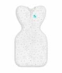 &Otilde;huke magamiskott beebile Love To Dream Stretch Cotton You Are My, valge/hall, 62 cm x 26 cm