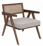 Tugitool Homla Fedele, pruun v., 75 cm x 63 cm x 75 cm