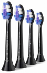 Elektrilise hambaharja otsik Philips Sensitive HX6054/88, sinine v./must v., 4 tk