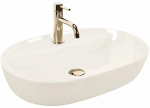 Vannitoa kraanikauss Rea Aura, keraamiline, 61 cm x 41 cm x 13 cm, hele pruun - ecru