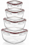 Toiduainekarbi komplekt Michelino 40013, 0.5 - 2.4 l, 4 tk