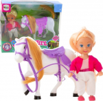 Nukk aksessuaaridega Lean Toys Cute Girl Happy Time, 12 cm, mitmev&auml;rviline