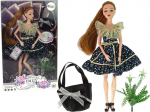 Nukk aksessuaaridega Lean Toys Emily, 30 cm, sinine v.