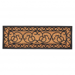 Uksematt 4IQ XL, pruun v./must v., 120 cm x 40 cm x 1 cm