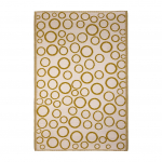 Vaip v&auml;literrassidele Bubbles, kollane v., 120 cm x 183 cm