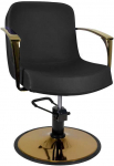 Juuksuritool Gabbiano Bolonia 132661, 53 x 45 x 92 - 109 cm, kuldne v./must v.