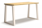 Kirjutuslaud reguleeritava k&otilde;rgusega Iwo, 135 cm x 65 cm, 75.2 cm, ka&scaron;miir v./artisan oak