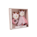 Beebi m&auml;nguasjade komplekt Miniland Deer, roosa v., 2 tk