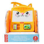 Arendav m&auml;ng, tegevuspeegel, kass Fisher Price Crawl After, oranž v.