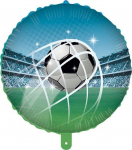 Fooliumist &otilde;hupall &uuml;mmargune GoDan Soccer Fans, sinine v./valge v./roheline v.