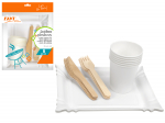 &Uuml;hekordsete n&otilde;ude ja s&ouml;&ouml;giriistade komplekt Simple Solution Bio 81857, 24 tk