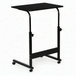 Arvutilaud reguleeritava k&otilde;rgusega ModernHome TH-LD-1, 60 cm x 40 cm, 65.5 - 89 cm, must v.