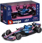 M&auml;nguasja v&otilde;idus&otilde;iduauto Bburago BWT Alpine A525 (2025) Nr.10 Gasly And Nr.43 Colapinto 18-38257, 1:43, sinine v./roosa v.