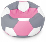 Kahjustatud pakendiga toode. Kott-tool Ball XXL, valge v./roosa v./hall v.