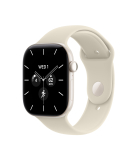 Nutikell Apple Watch Series 12 GPS + Cellular 46mm MJH24ET/A, pearl white keraamikast korpus koos sand sportrihmaga - M/L