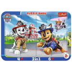 Pusle Trefl Baby - Happy PAW Patrol, 32 cm x 23 cm, 10 tk