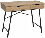 Kirjutuslaud sahtlitega Akord Furniture Factory Rax, 100 cm x 48 cm, 80.5 cm, artisan oak v.
