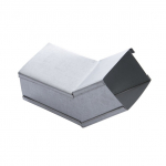 Vihmaveetoru pool p&otilde;lv Semi-Elbow, 8 cm, metall, hall v.