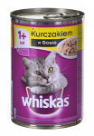 Kassi m&auml;rgtoit Whiskas, kanaliha/k&ouml;&ouml;giviljad, 0.4 kg