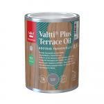 Puidu&otilde;li Tikkurila Valtti Plus Terrace Oil, hall v., 0.9 l