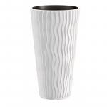 Lillepott Prosperplast Sandy DPSP300, plastik, &Oslash; 29.7 cm, valge v.