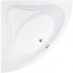 Vann, nurgaga Besco Mia, 140 cm x 140 cm x 57.5 cm, nurga-, valge