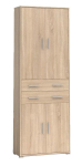 Riidekapp Office, tamm v., 79 cm x 35 cm x 221 cm
