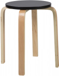 Taburet Home4you Sixty-1, pruun v./must v., 41 cm x 41 cm x 45 cm