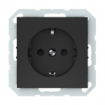 Pistikupesa Vilma QR1000 111070202709, maandusega, matt must v.