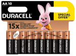 Patarei Duracell DURB016, AA, 1.5 V, 10 tk