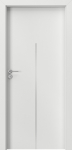 Siseukseleht Porta H1 Porta line H1, parempoolne, valge, 203 x 74.4 x 4 cm