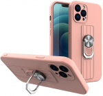 Telefoni &uuml;mbris Hurtel Ring Case Apple iPhone 12 Pro, Apple iPhone 12 Pro, heleroosa v.
