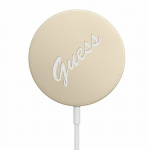 Juhtmevaba laadija Guess GUCBMSVSLG, Qi/USB-C, kuldne v./valge v., 15 W