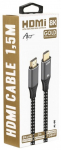 Kaabel ART HDMI - HDMI 8K Gold Plated KABH AL-06 HDMI, HDMI, 1.5 m, hall v.