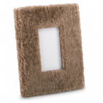 Fotoraam AmeliaHome Fur, 19 cm, pruun