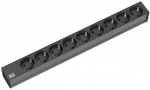 Pikendusjuhe Bachmann, 19" IT PDU Basic ALU, 1.5 mm&sup2;, 2 m, 9 pesa