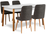 S&ouml;&ouml;gitoa komplekt Kalune Design Costa 1053 - 1 AB, valge v./m&auml;nni v./antratsiit v.