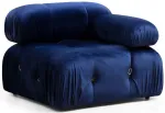 Tugitool Hanah Home Bubble 1R Velvet, sinine v., 95 cm x 95 cm x 75 cm