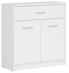 Kummut Nepo Plus S435-KOM2D1S-BI, valge v., 84 cm x 80 cm x 34 cm