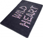 Vannitoa p&otilde;randamatt Foutastic Wild Heart 359CHL5172, mitmev&auml;rviline, 120 cm x 70 cm