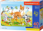 Pusle Castorland Little Deer 499168, 40 cm x 59 cm, 40 tk, mitmev&auml;rviline