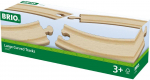 Raudteer&ouml;&ouml;baste &uuml;hendused Brio Large Curved Tracks 63334200, puidu v.