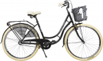 Jalgratas linna- Azimut Holland Retro 3-Speed, 28 ", 17'' raam, must v., korviga