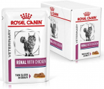 Kassi m&auml;rgtoit Royal Canin Renal Renal with Chicken, kanaliha, 0.085 kg x 12 tk