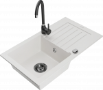 K&ouml;&ouml;givalamu Mexen Pablo 6510751010-20+670200-70+66911-70, graniit, 75 cm x 43 cm x 16.1 cm, white+black(b)