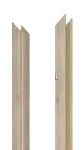 Vertikaalne ukseraam Domoletti, 209.5 cm x 14 - 18 cm x 2 cm, parempoolne, tamm v.