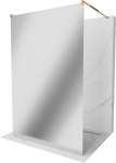 Du&scaron;isein Mexen Kioto Walk-In, 120 cm x 200 cm, roosa kuld
