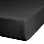 Voodilina Design 91 Jersey D91, must v., 140 x 200 cm, kummiga