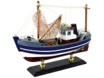 M&auml;ngulaev Lean Toys Collector Ship Wooden Fishing Cutter 13535, s&uuml;gavsinine v.
